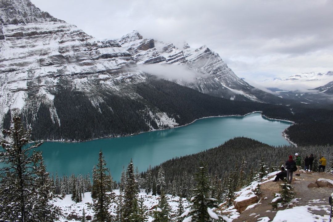 Glacial lake photo spot Banff Kananaskis Improvement District