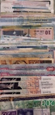 assorted denomination banknote lot