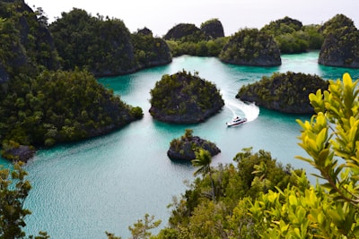 Limestone islands and turquoise lagoon near Khao Lak, serene alternative to Phuket for private retreats