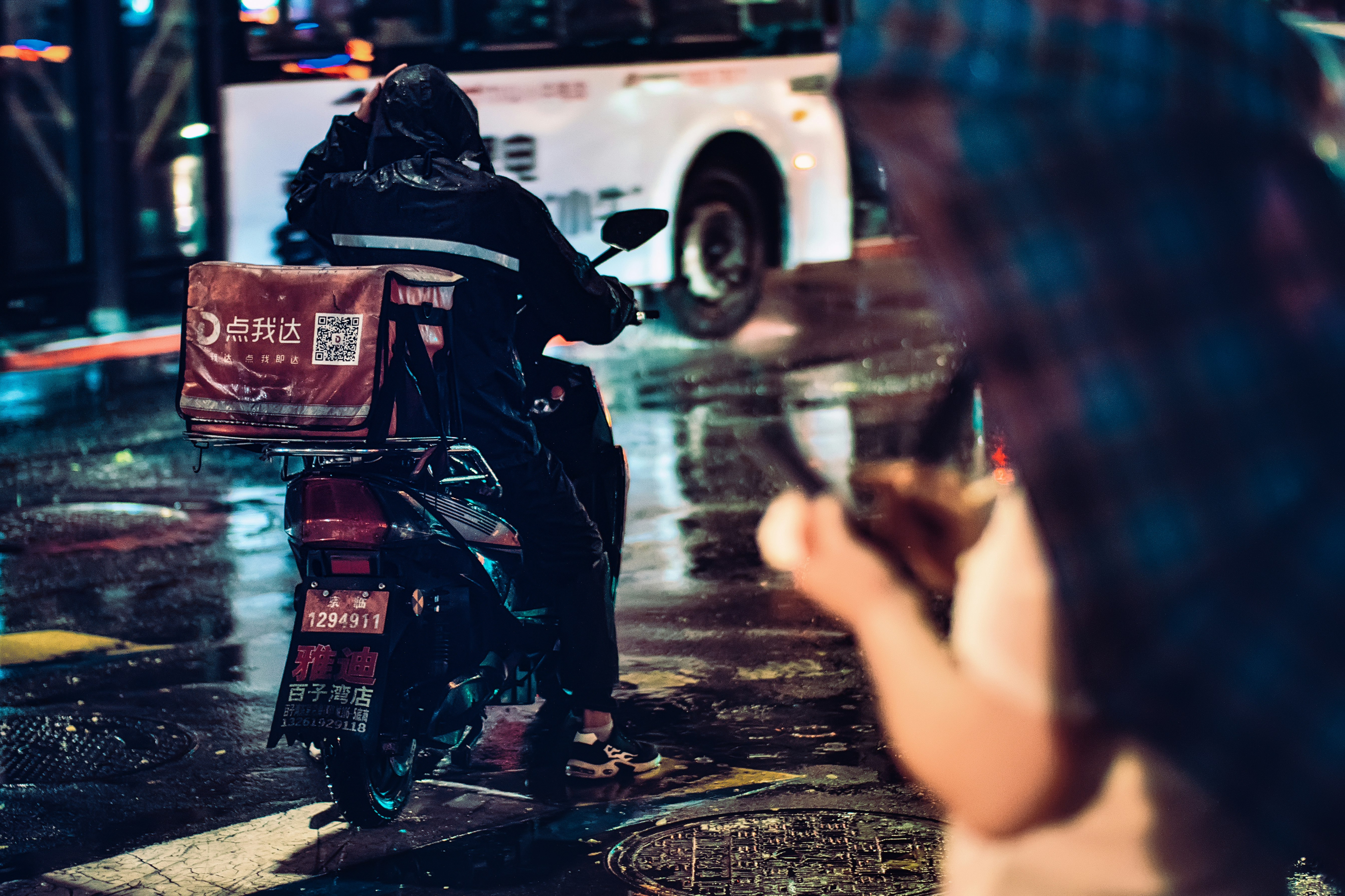 man riding motorcycle