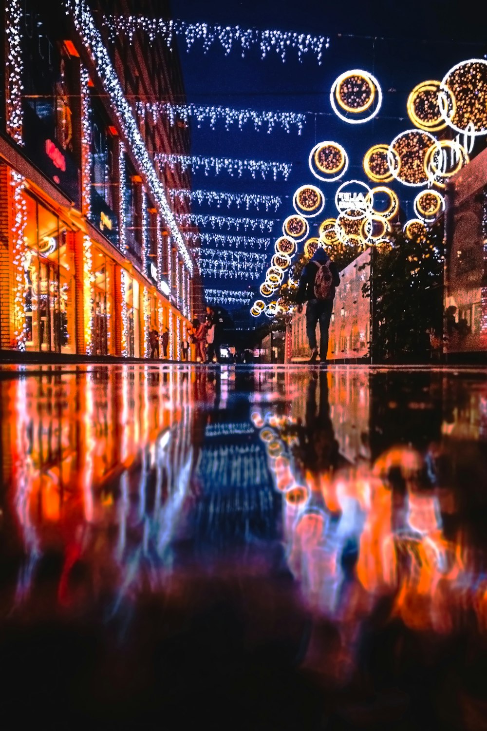 Straße in der Nacht