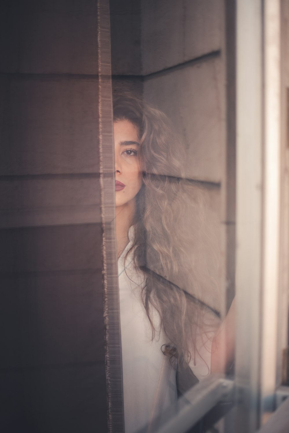 woman wears white dress