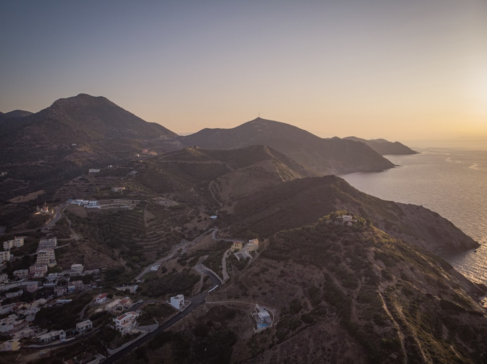 wide-angle photography of mountain during daytime