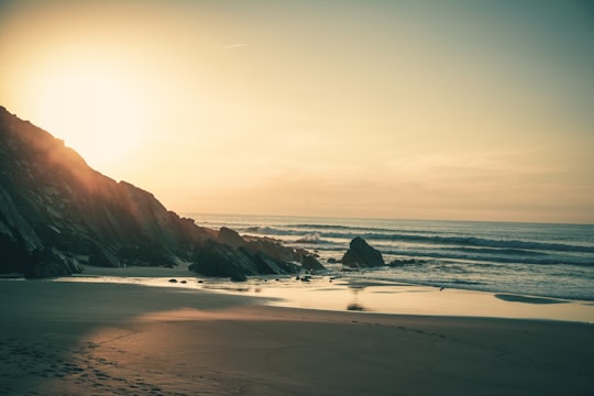 golden hour in Zambujeira do Mar Portugal