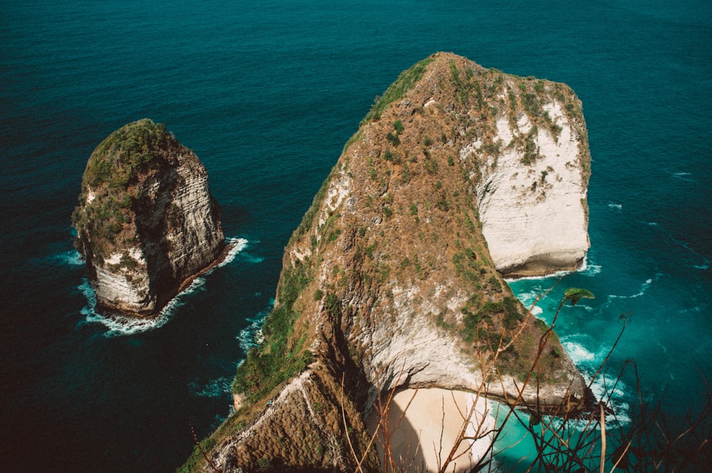 island and body of water