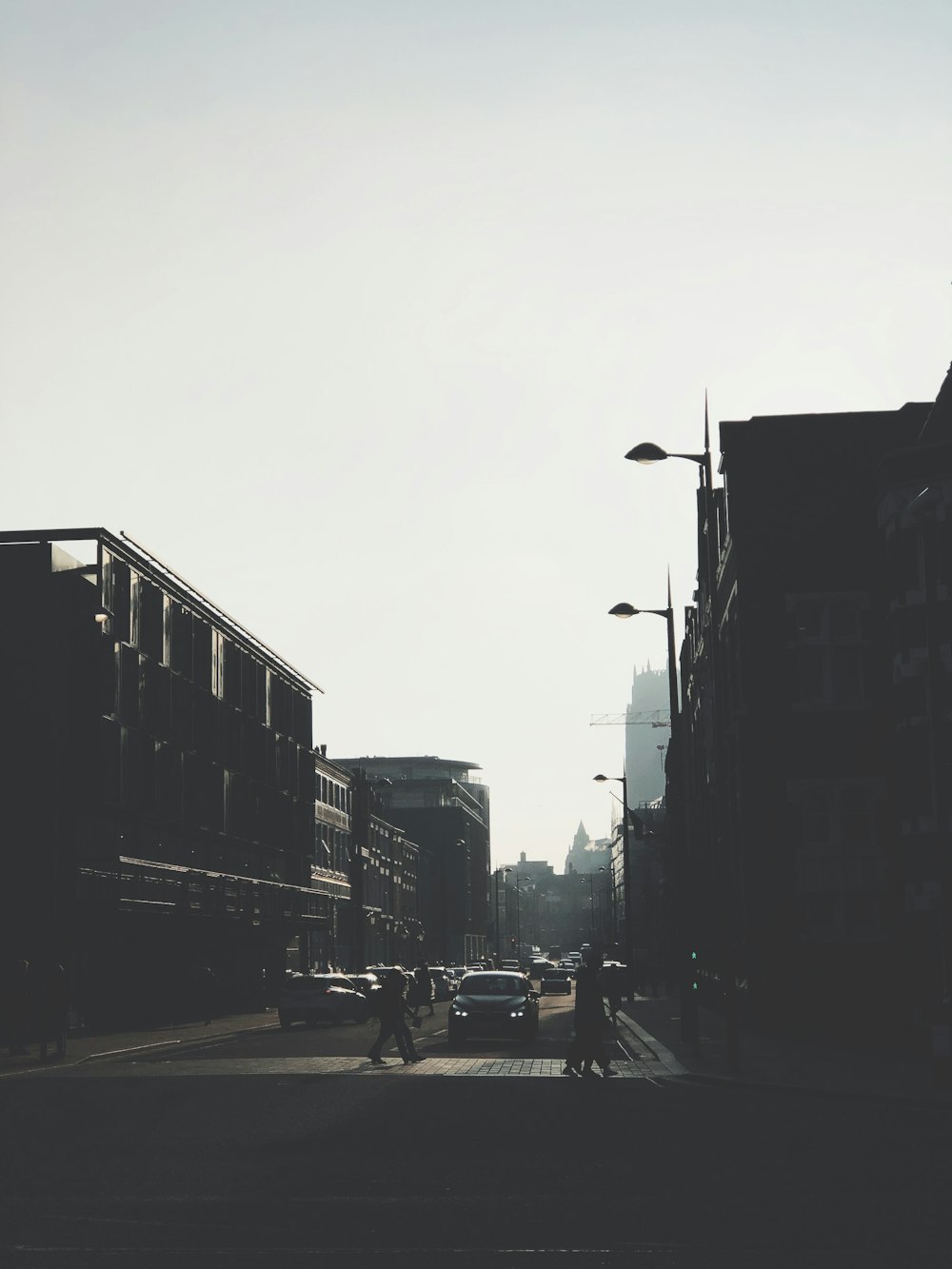 vehicles on road