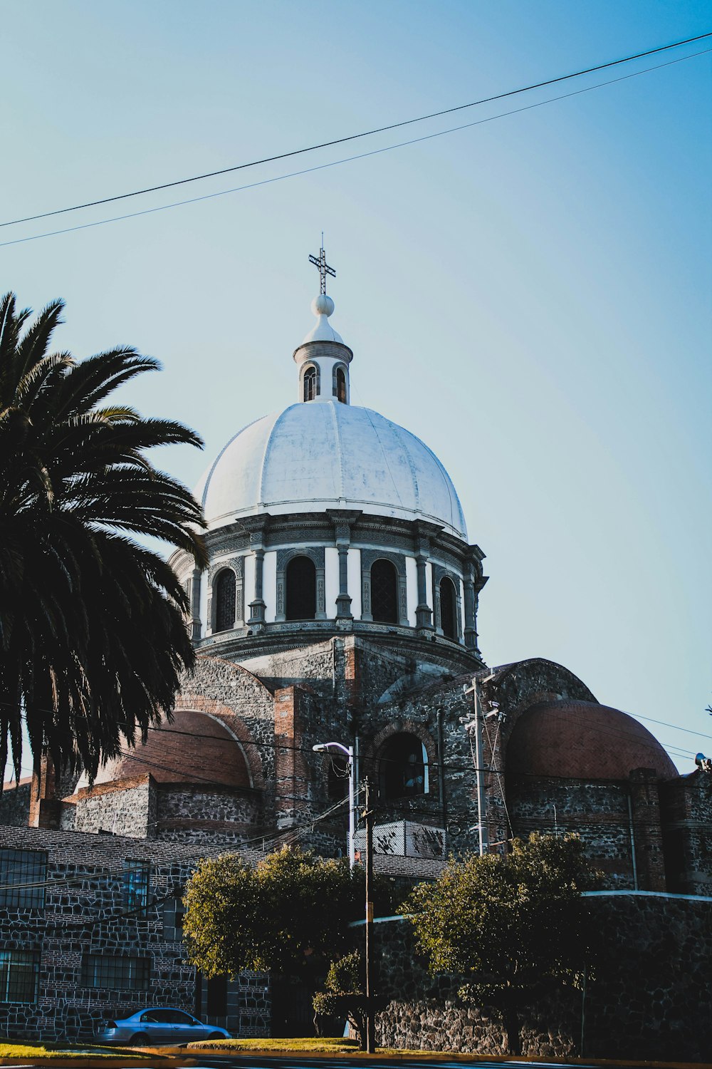 white dome church