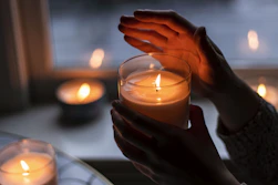 lighted candles