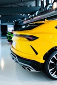 yellow vehicle close-up photography