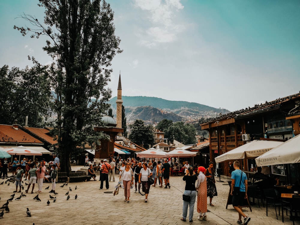 people walking on street during daytime