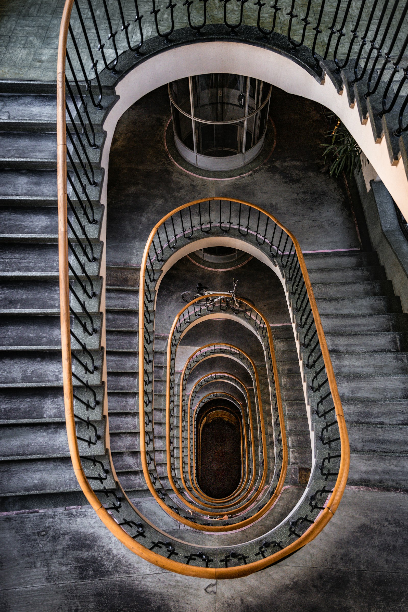 Sony a7 II + Sony FE 24-70mm F2.8 GM sample photo. Spiral staircase photography