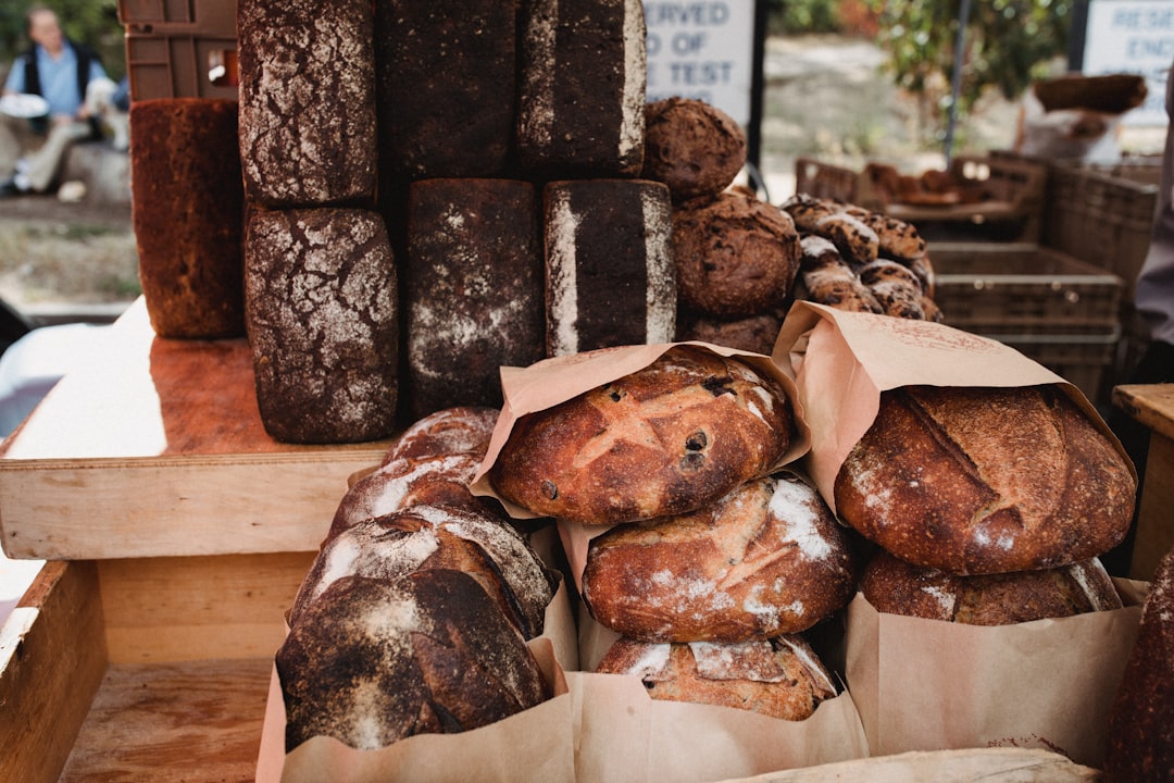 bread in paper bags