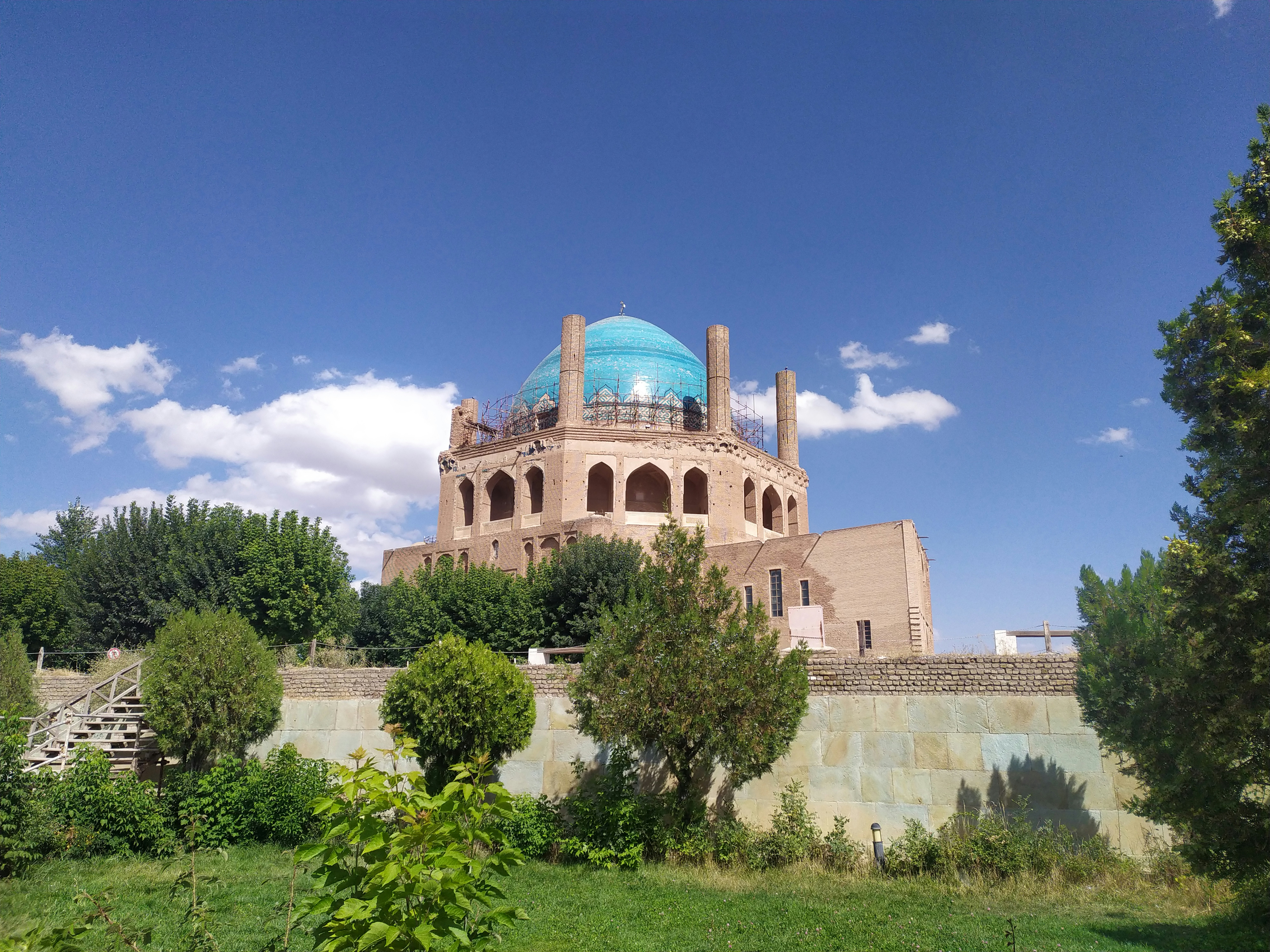 Hashtgerd, Iran (Alamut Castle) - Soltaniyeh (Persian: سلطانيه‎, also Romanized as Solţānīyeh, Solţāneyyeh, Sultaniye, and Sultānīyeh; also known as Sa‘īdīyeh; Latin: Soltania/ Sultania) is the capital city of Soltaniyeh District of Abhar County, Zanjan Province, northwestern Iran.