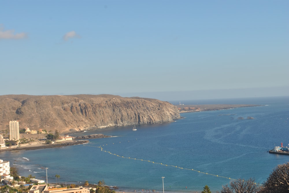 cliff near body of water