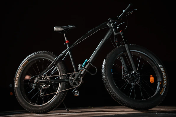 black fat bike