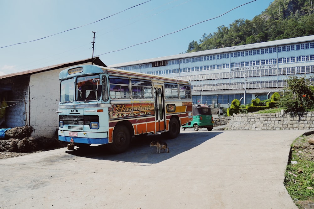 white bus