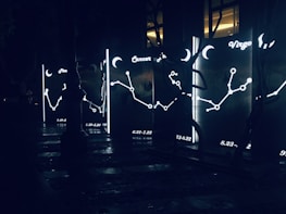 An artistic depiction of zodiac symbols softly illuminated by starlight.