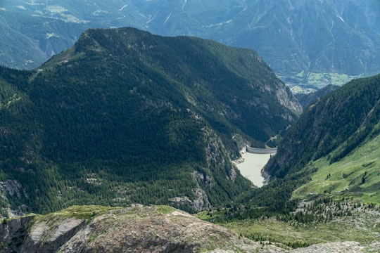 green mountains in Belalp Switzerland