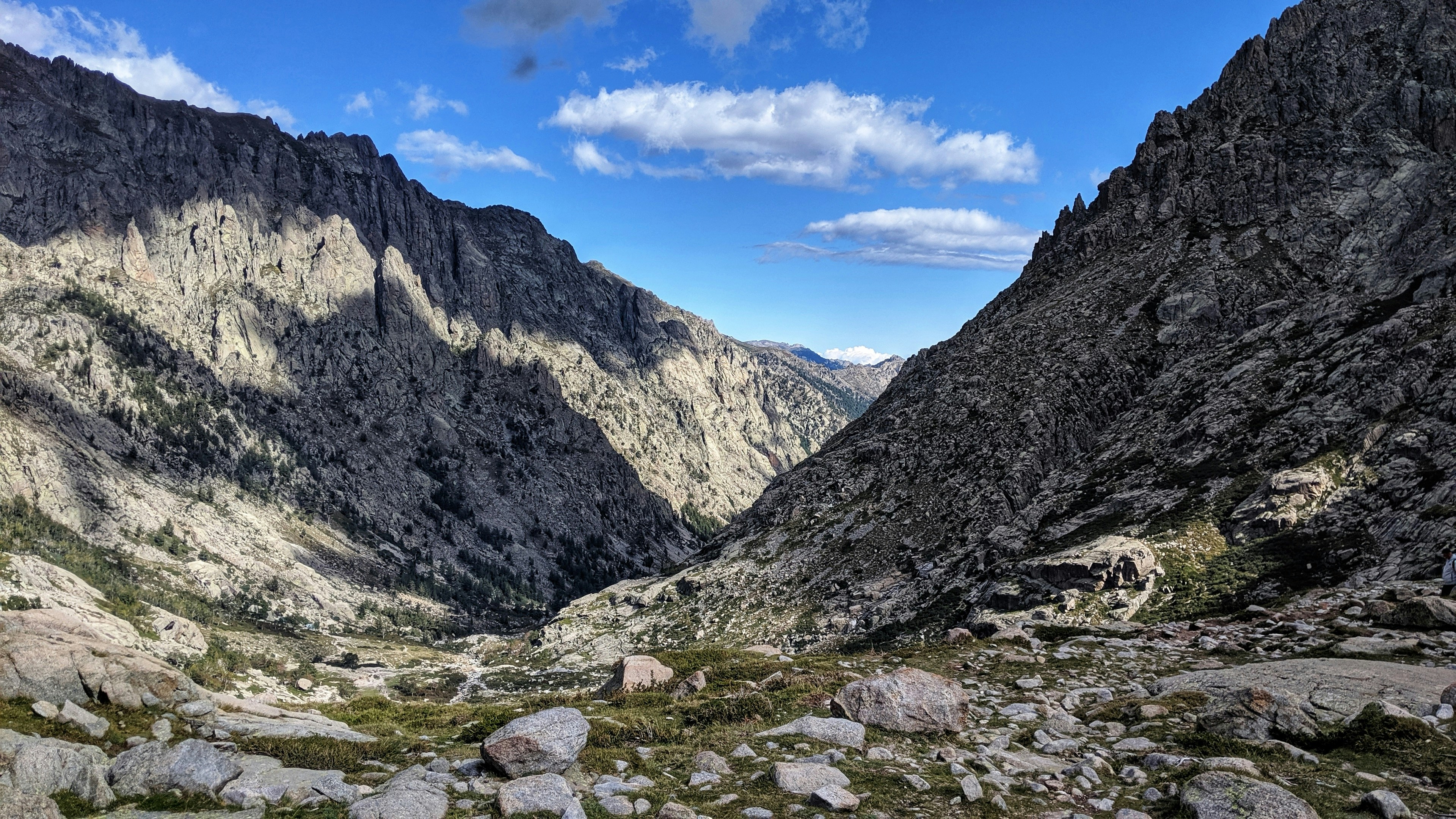The mountain views across Corsica National Park near Lac de Melu
