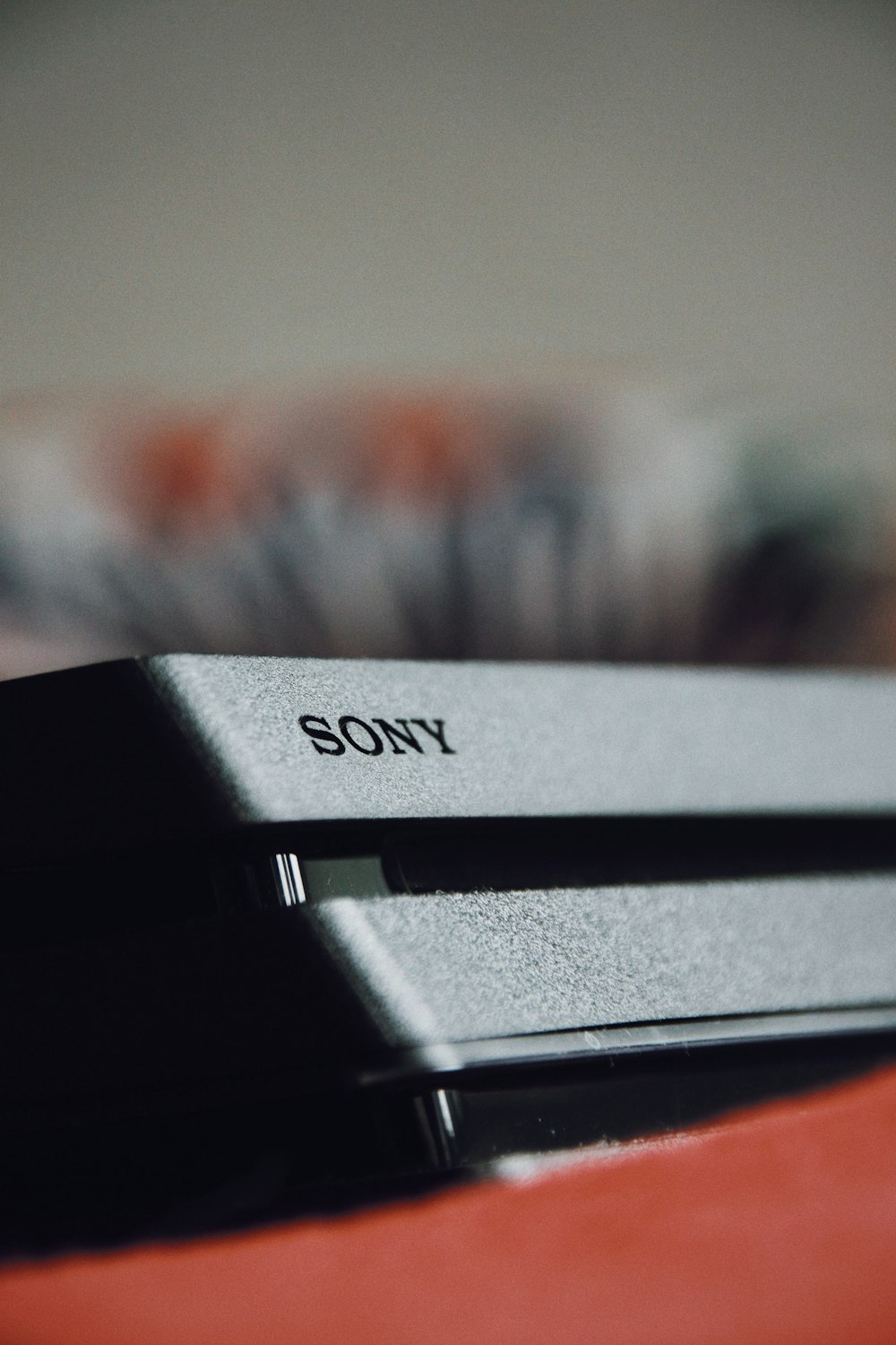 black Sony console