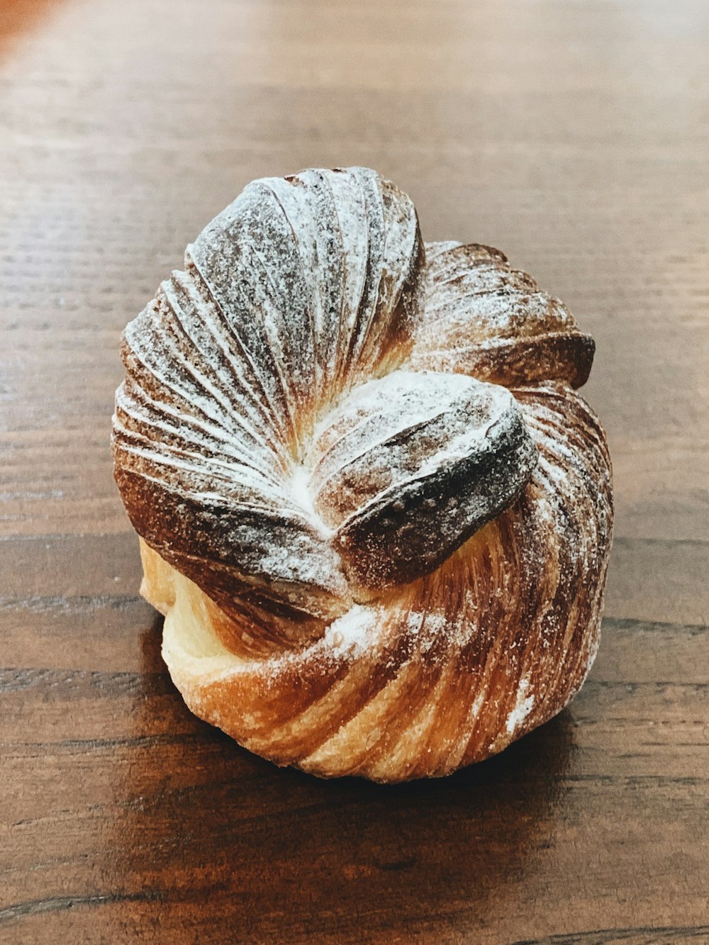 baked bread with toppings