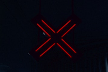 red LED light