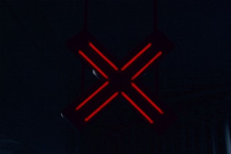 red LED light