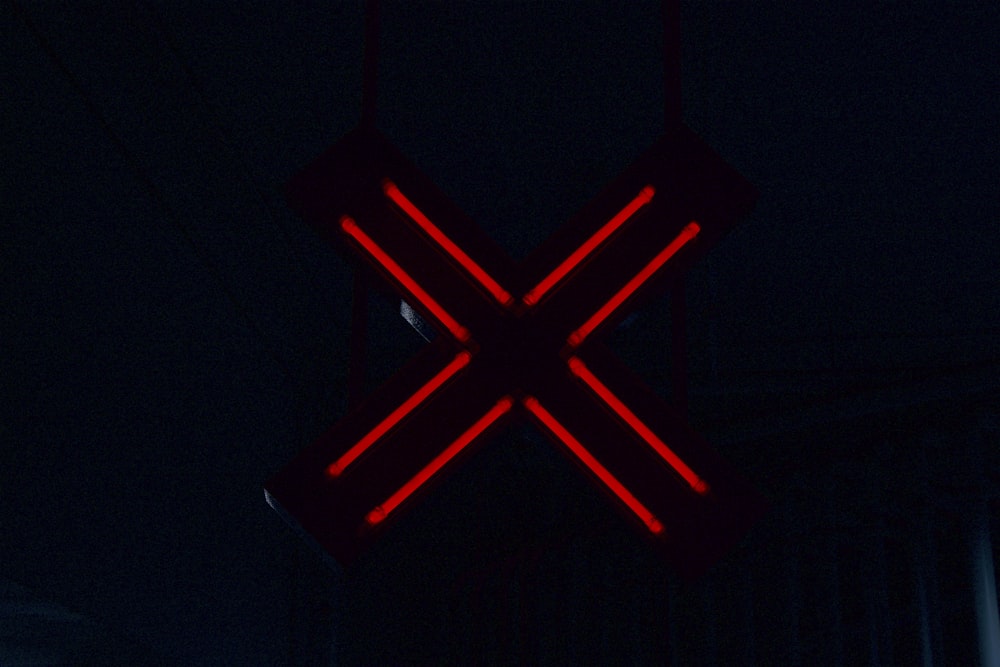 red LED light