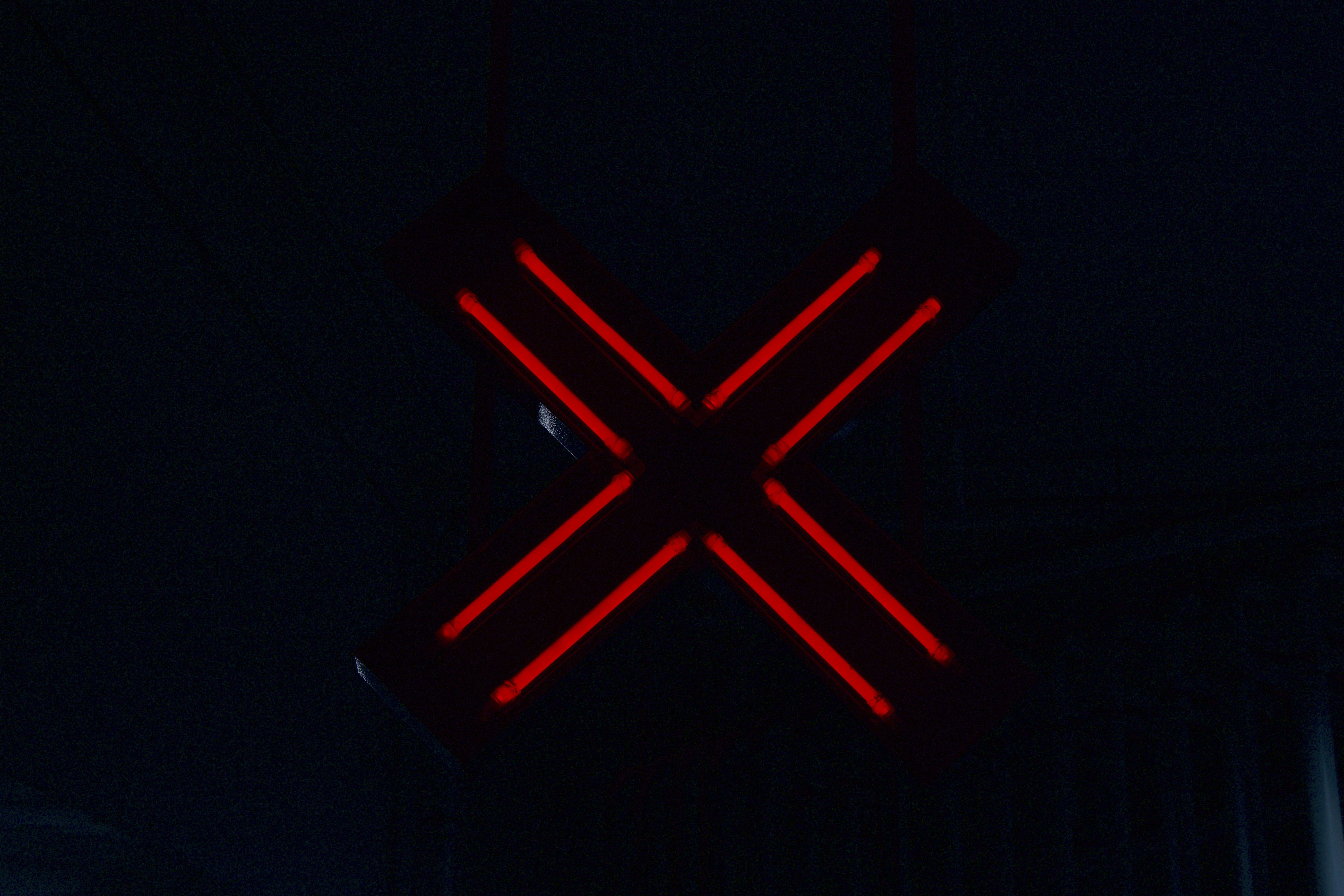 Cross Sign In Car Park