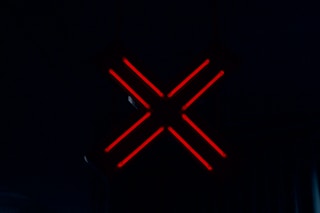 red LED light by Mitchell Luo (@mitchel3uo)