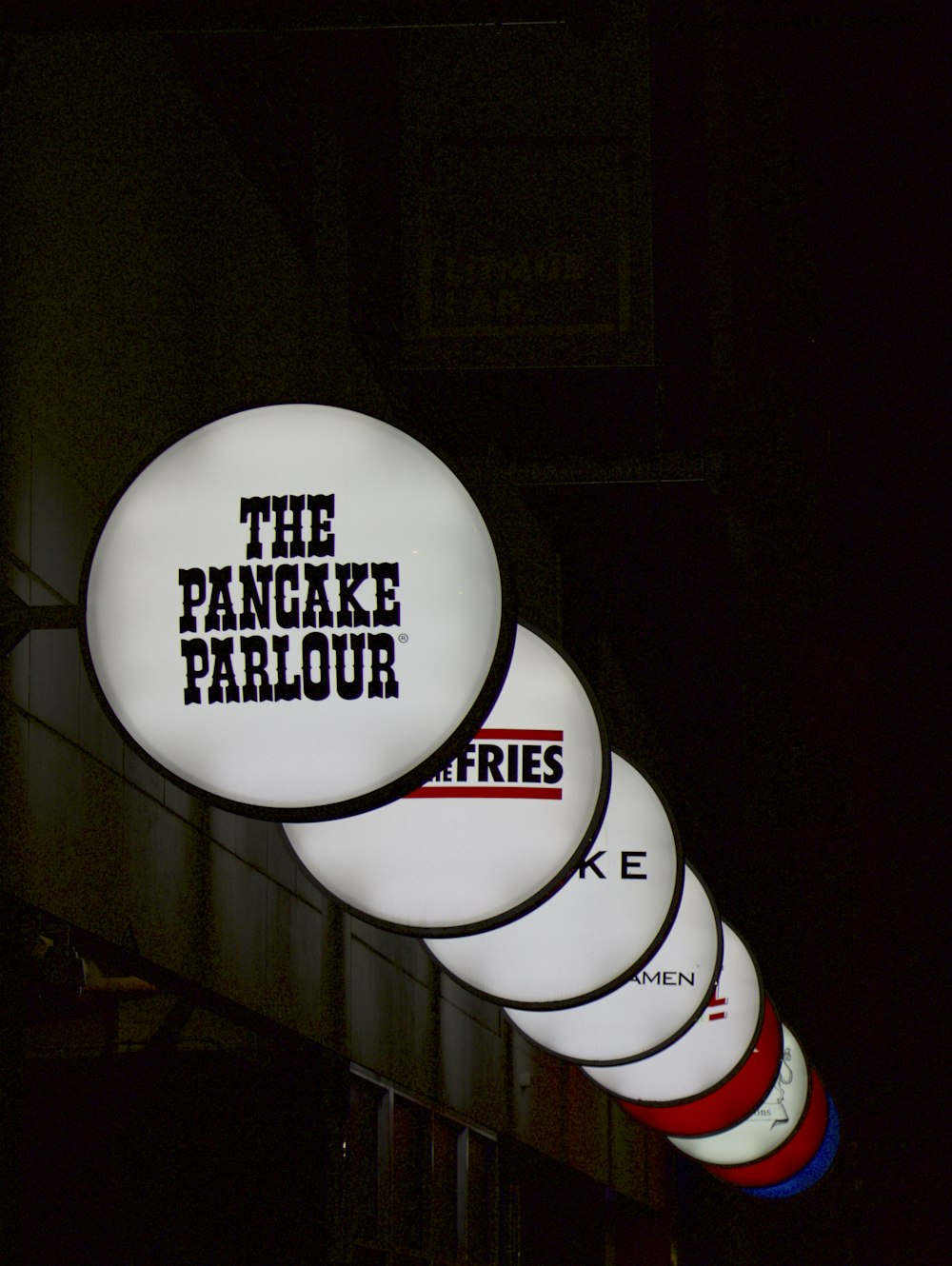 The Pancake Parlour signage