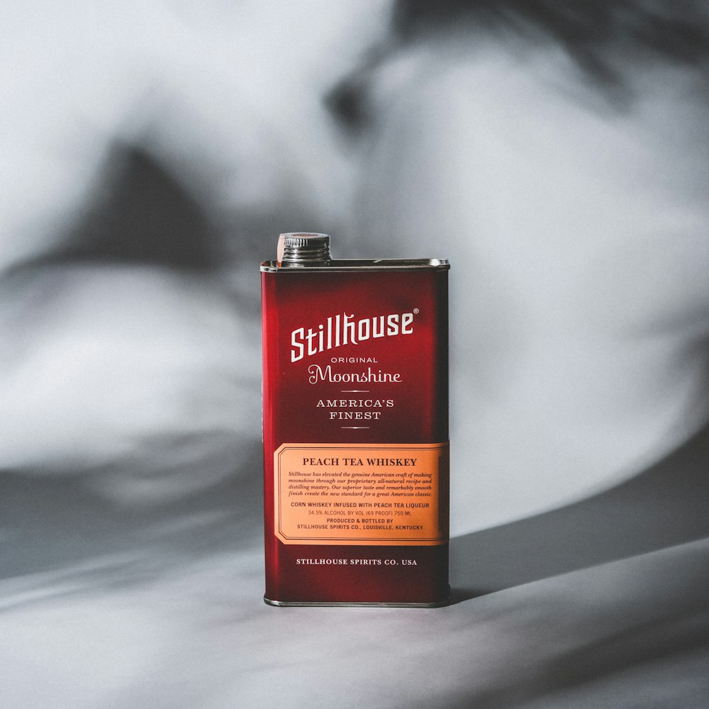Stillhouse bottle on gray surface