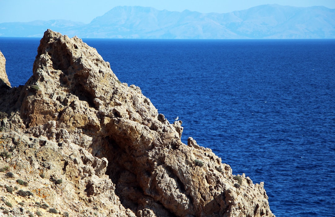 travelers stories about Cliff in Samothraki, Greece