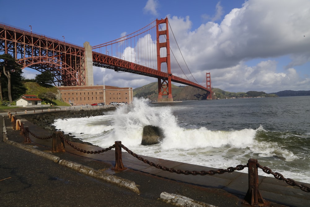 Golden Gate Bridge in San Francisco USA under white and blue sky during daytime