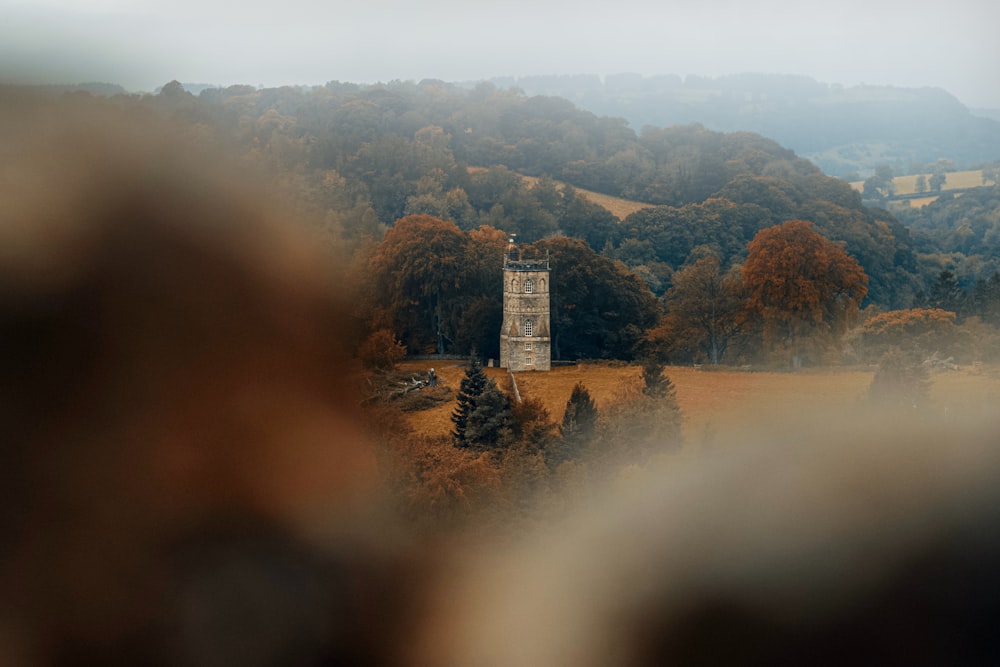 gray stone tower