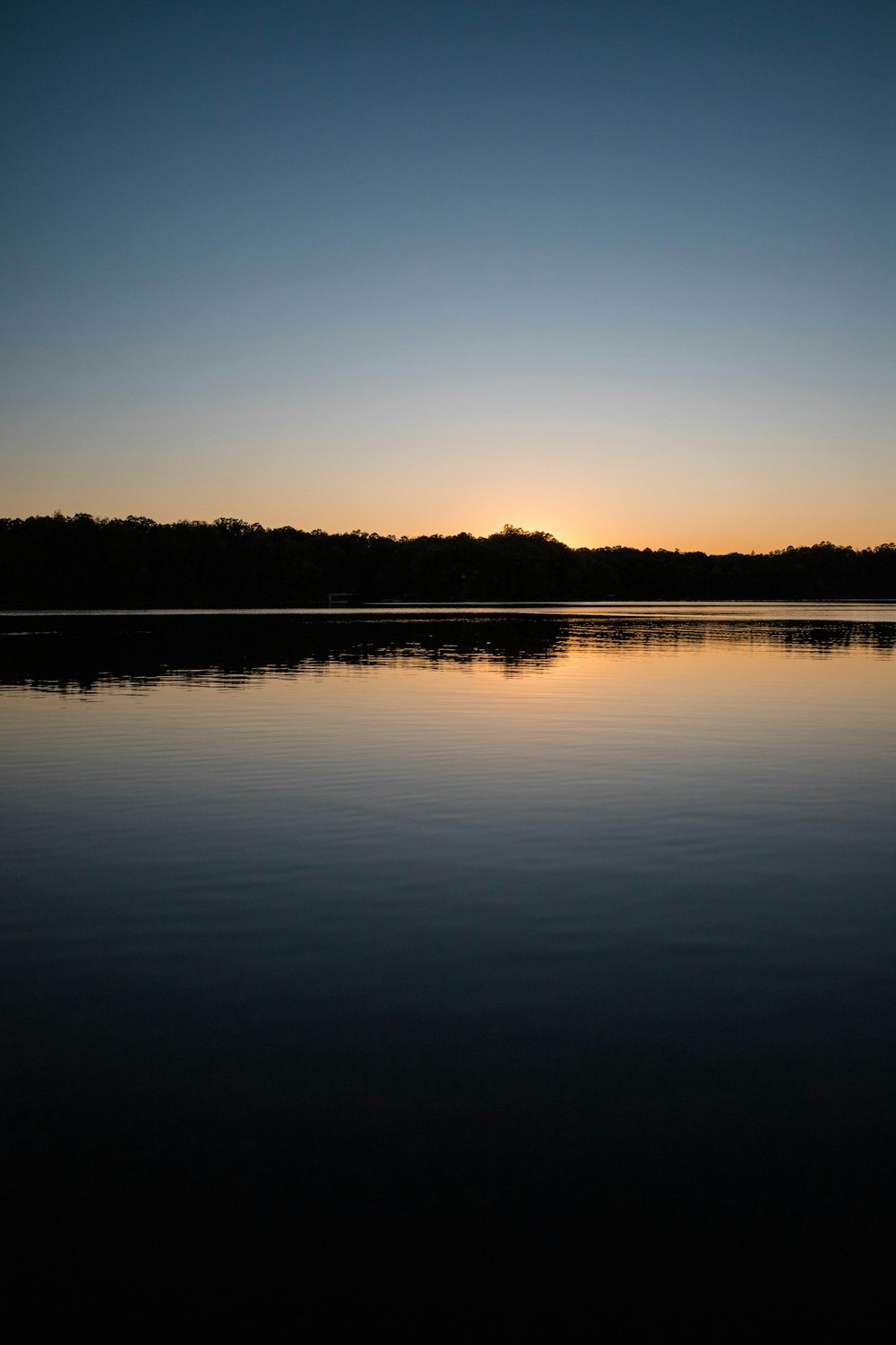 calm body of water near island