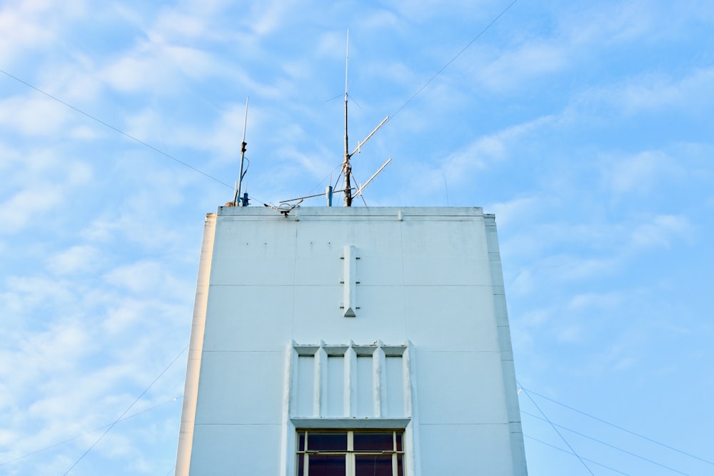 white concrete building