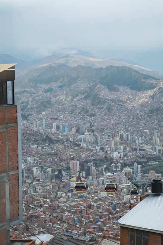 wide-angle photography of buildings during daytime in La Paz Bolivia