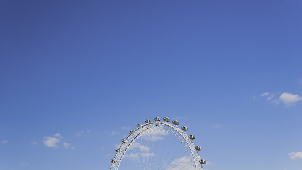 white ferris wheel