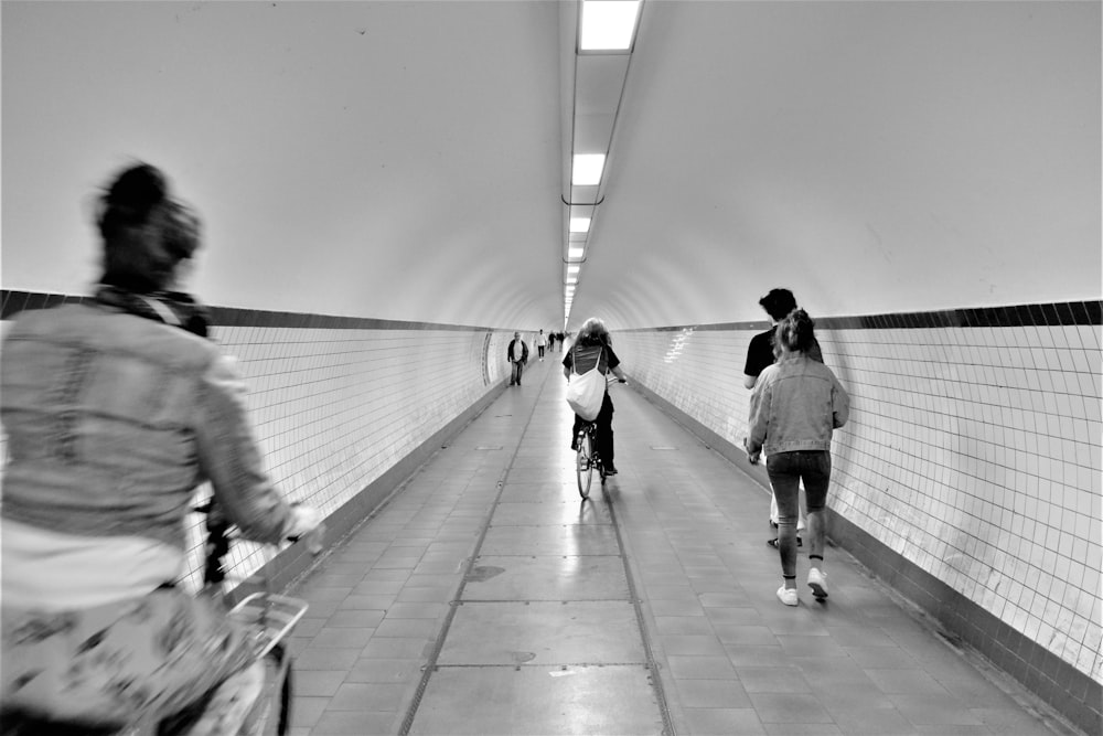 woman running on the pathway