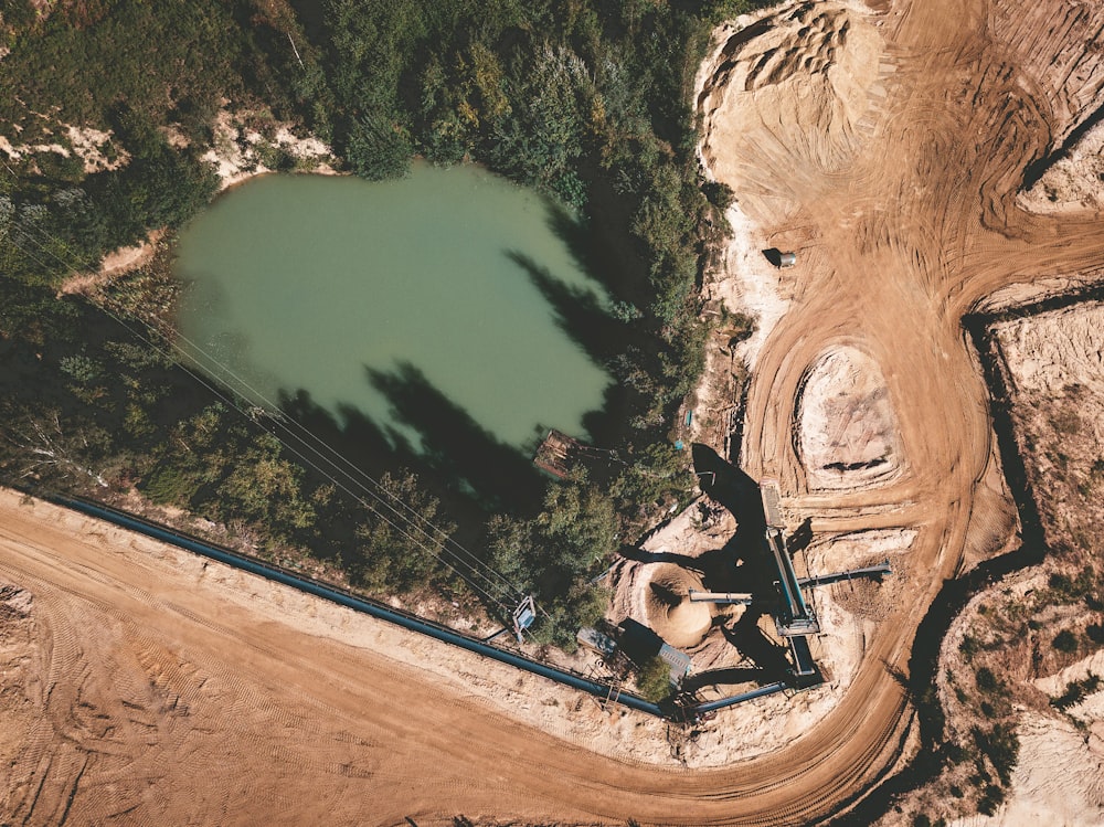 aerial photography of green-leafed trees