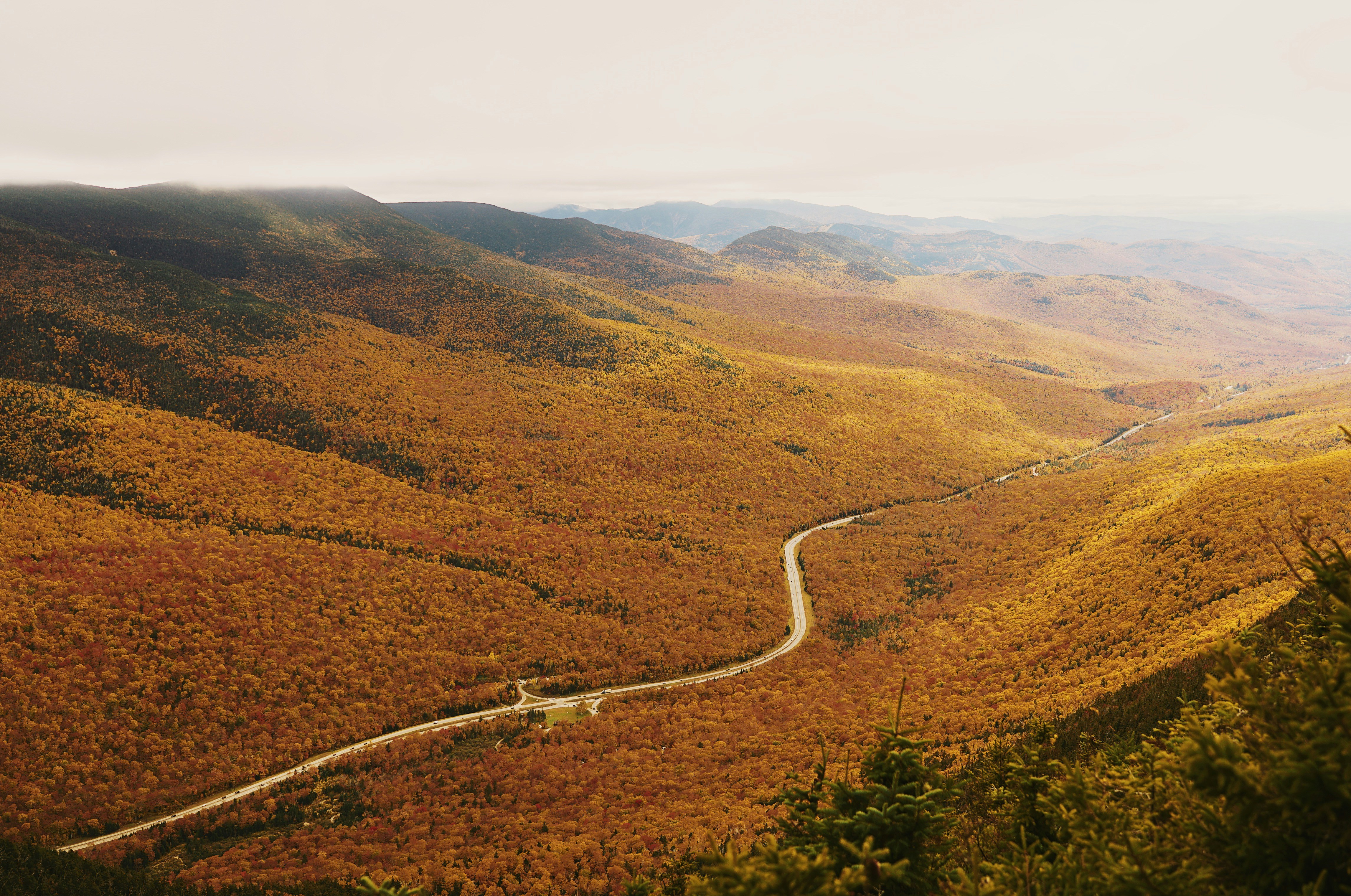 aerial photo of mountain during daytime