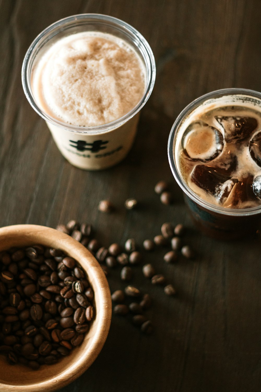 coffee beans on bowl