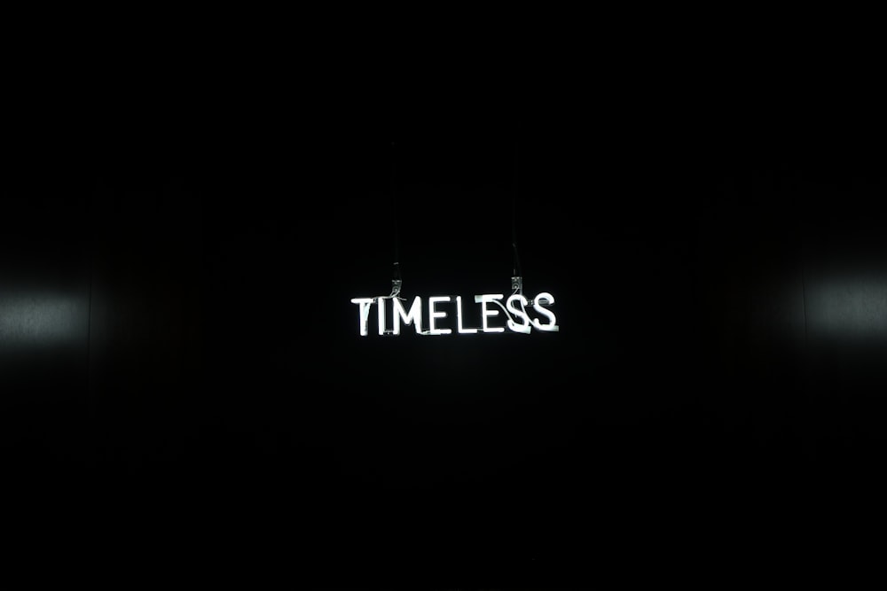timeless signage