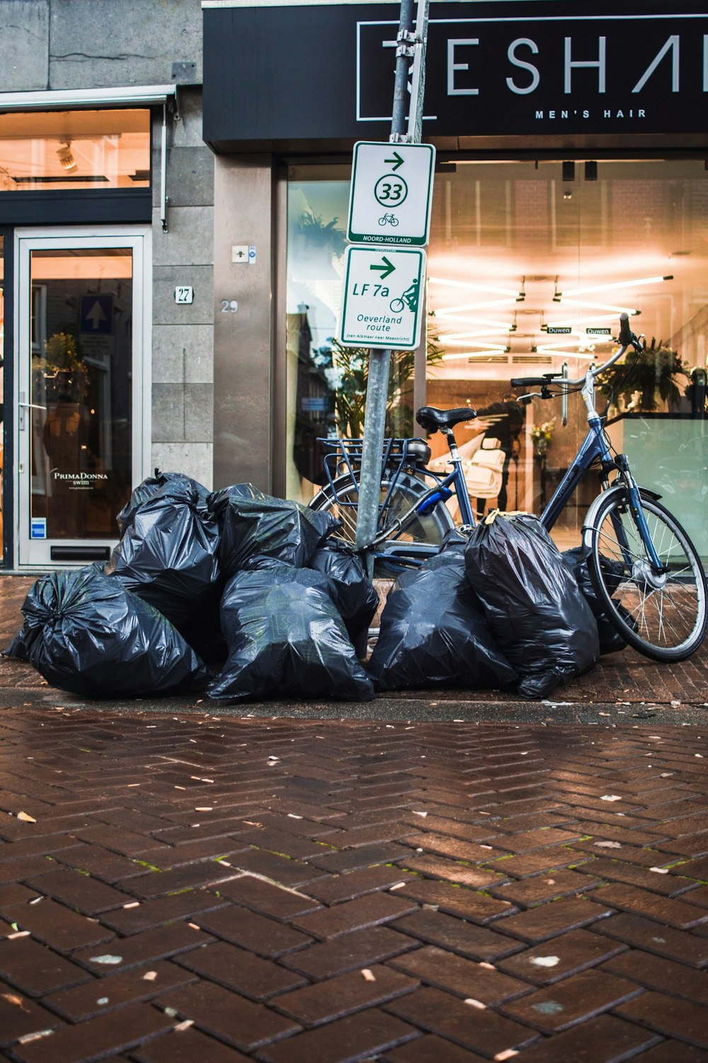 black plastic bag