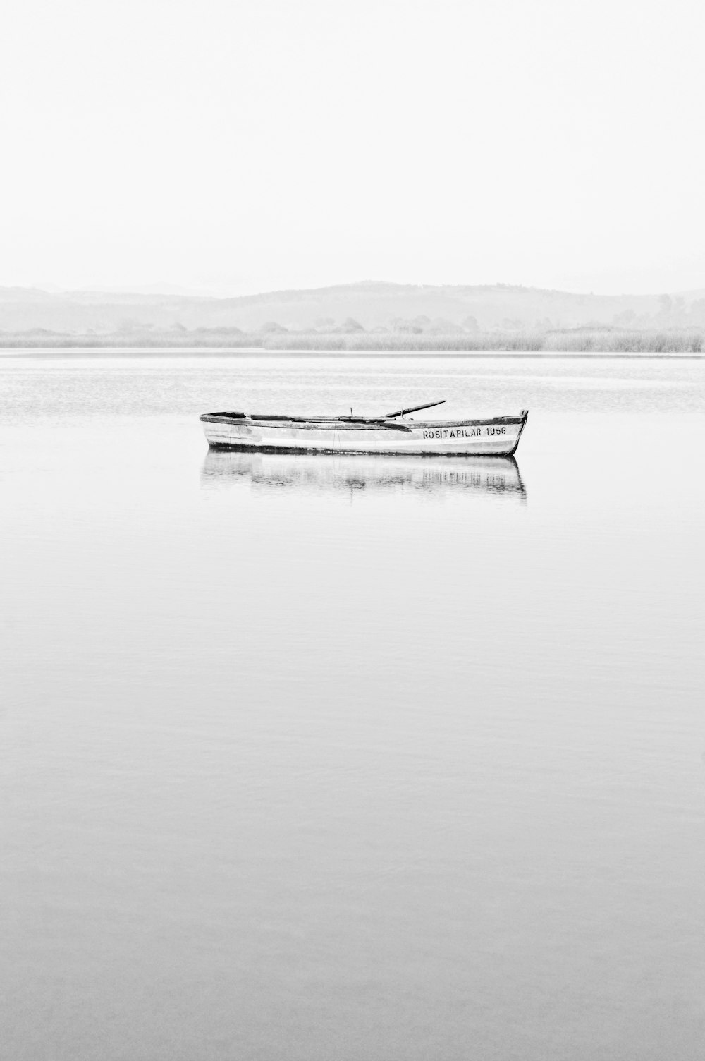 white and black boat on body of water