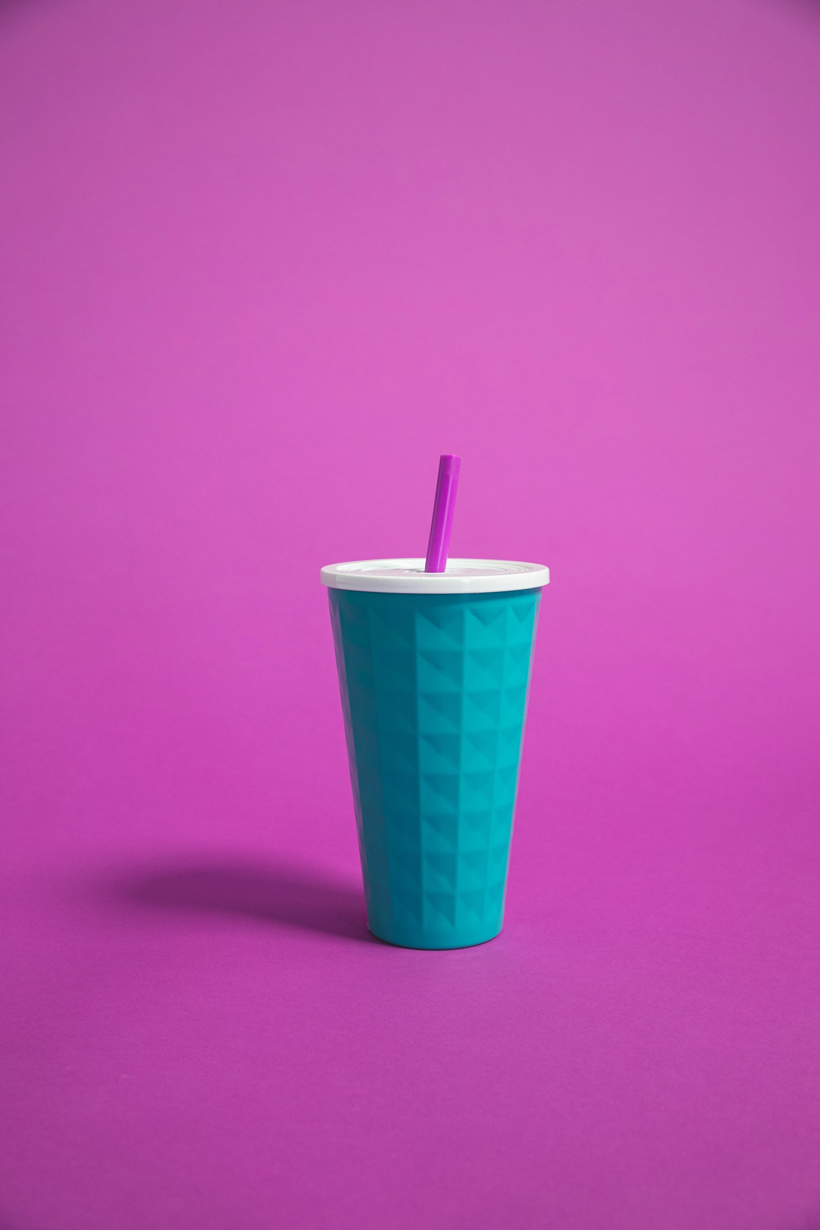 Canon EOS 5D Mark IV sample photo. Blue cup with straw photography