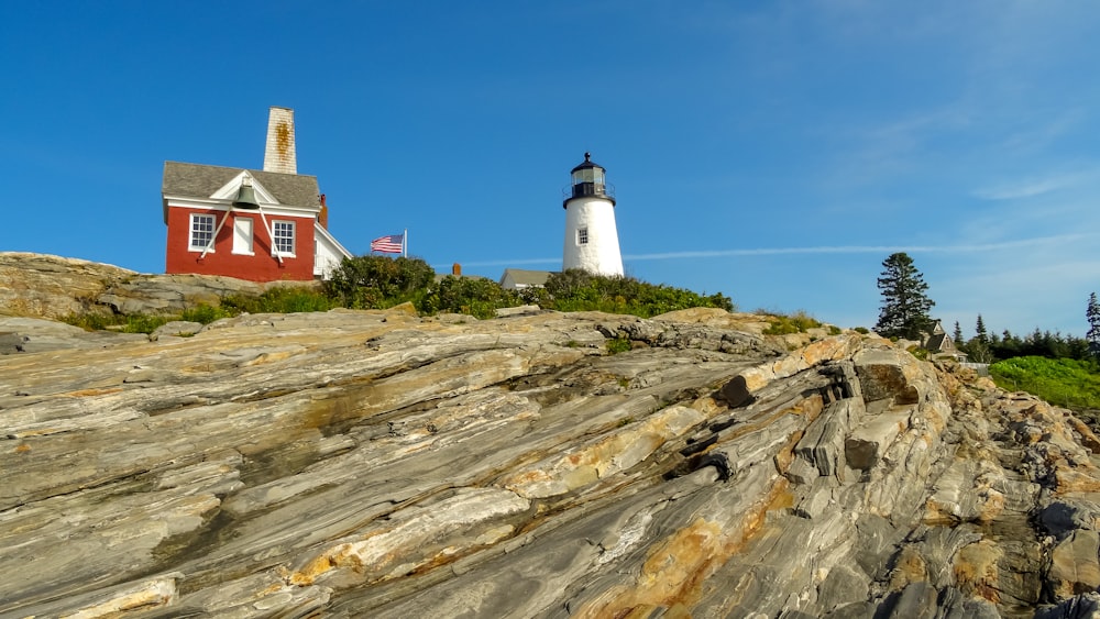 white lighthouse