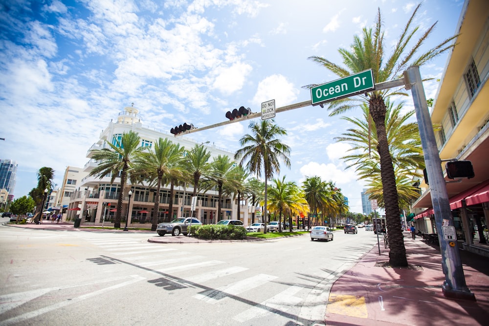 Ocean Dr. road signage