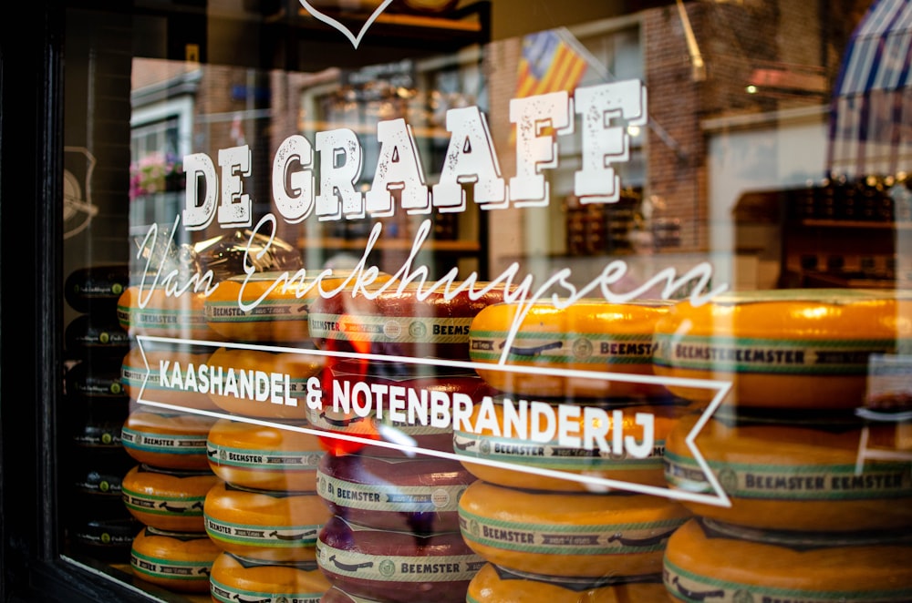 De Graaff store with goods on display